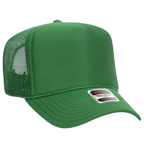 Otto Trucker Hat - Kelly Green (Keiki)