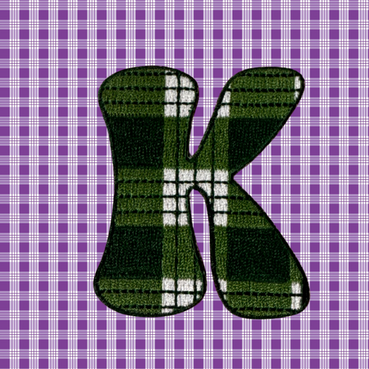 Palaka Letter Patch - ʻŌmaʻomaʻo