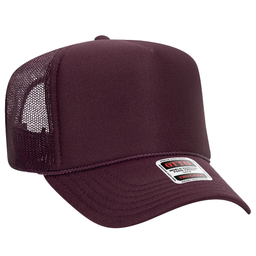 Otto Trucker Hat - Maroon (Keiki)