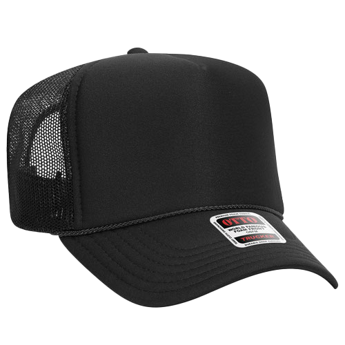 Otto Trucker Hat - Black (Keiki)