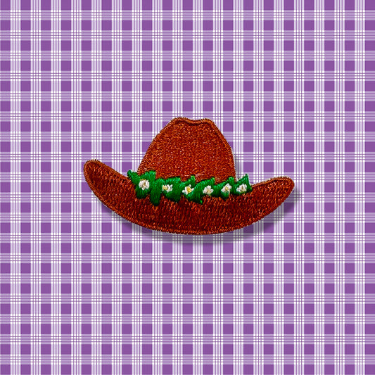 Cowgirl Hat patch