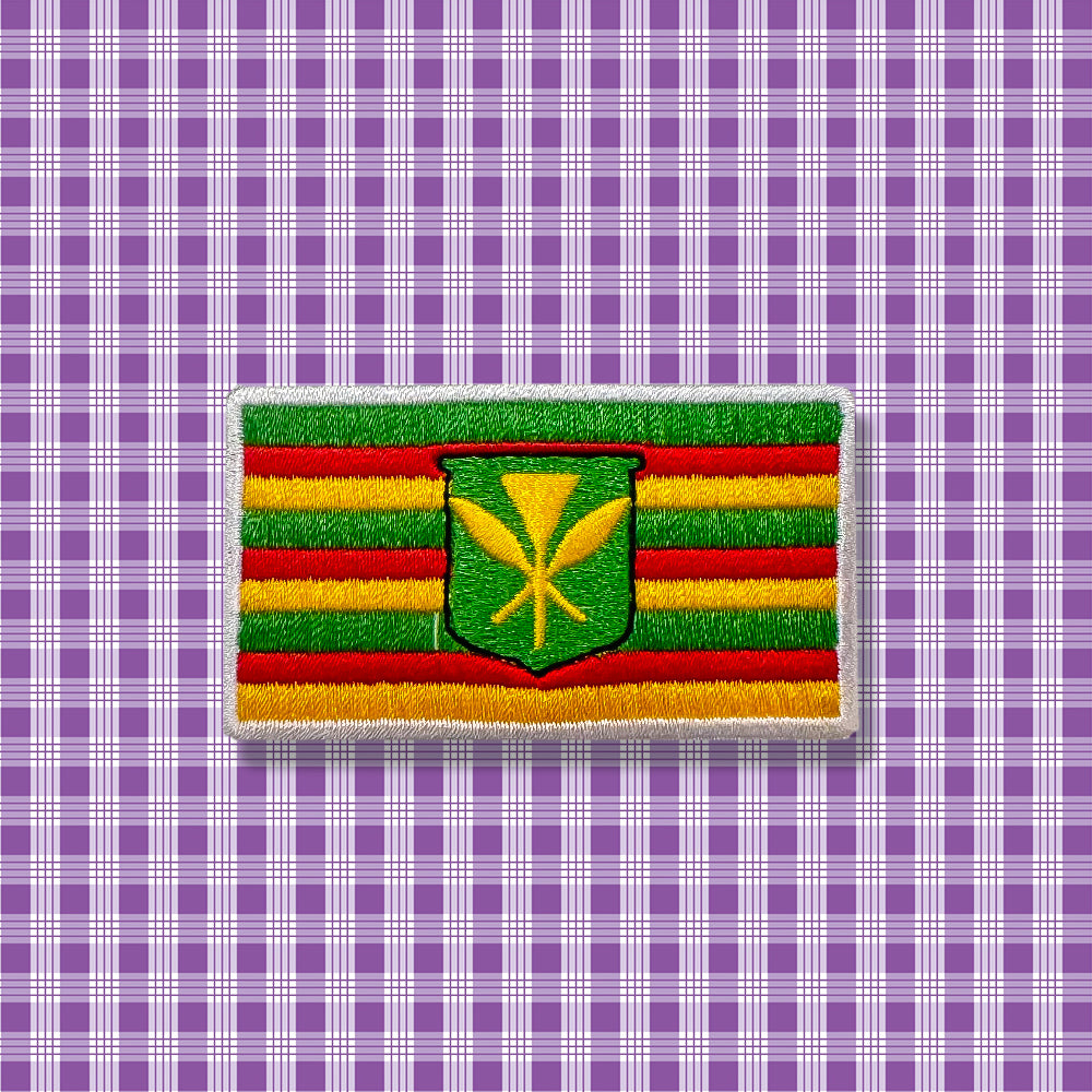 Kanaka Maoli Flag Patch