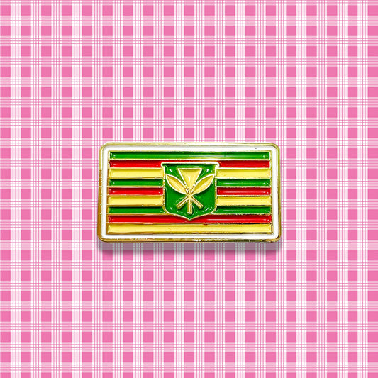 Kanaka Maoli Flag Pin